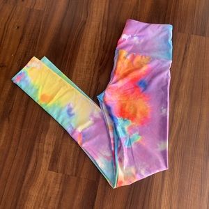 Goldsheep Tie-Dye Neon Leggings- Size:S